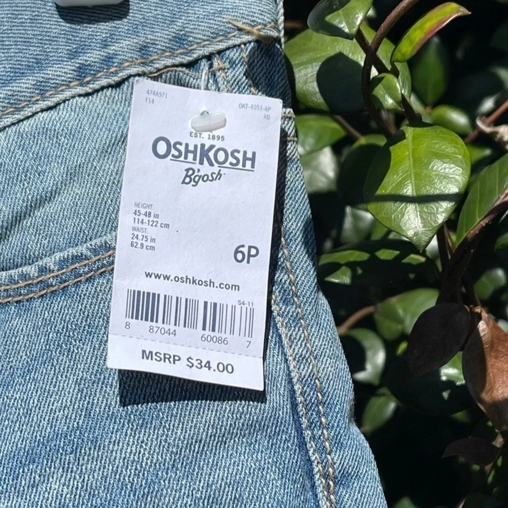 OshKosh B’Gosh Girl’s Faded Bootcut Denim Jeans